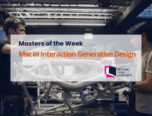 Master of the week Interaction Generative Design at HOU